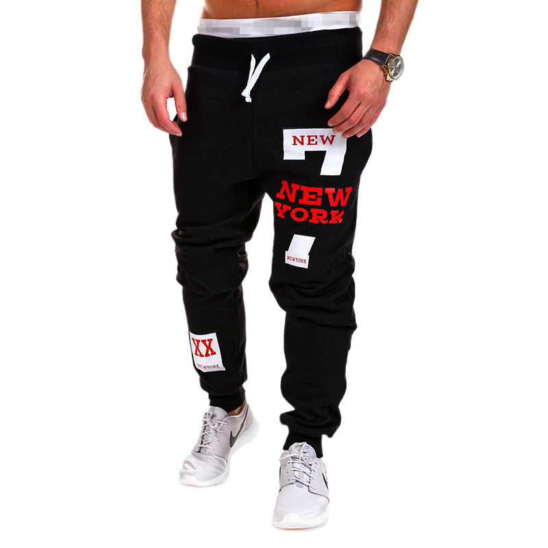 Urban "New York" Graphic Fleece Joggers – Streetwear Essential