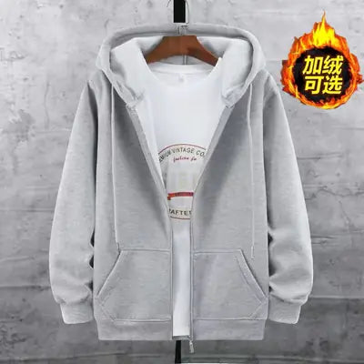 Premium Fleece-Lined Zip-Up Hoodie – Ultimate Winter and Summer Comfort