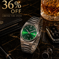 Emerald Prestige Tissot 1986 Stainless Steel Watch