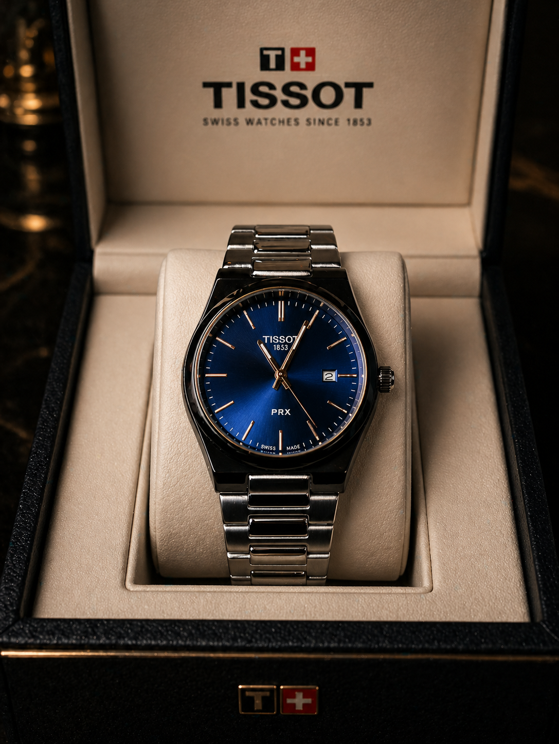 Azure Royale Tissot 1986 Stainless Steel Watch