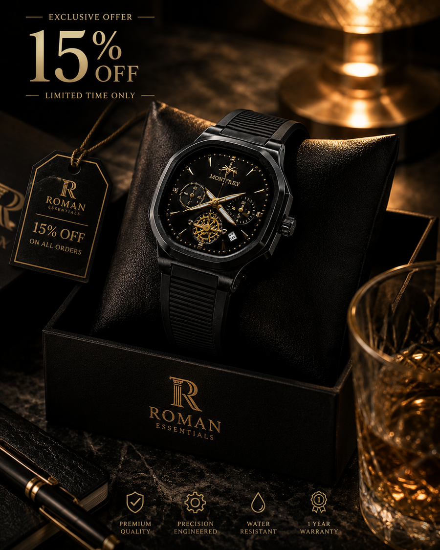 Obsidian Royale Premium Chronograph Watch for Boys