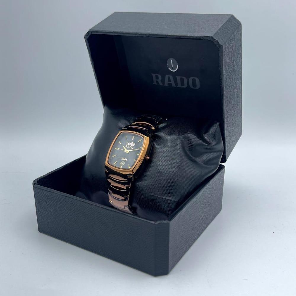 Premium Rado Jubilee Square Automatic Watch with Black Dial