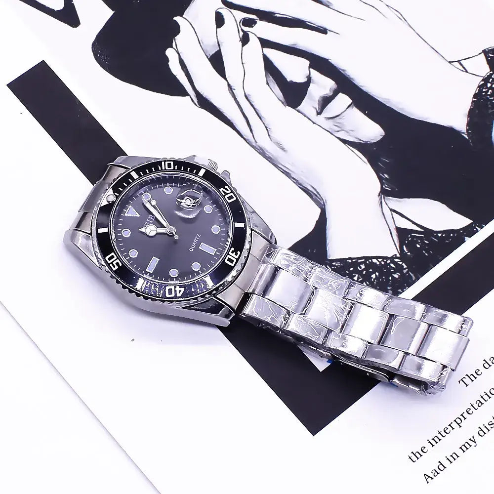 Meibo Luxury Quartz Steel Timepiece – Signature Presence & Confidence