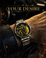 Velocity Phantom Wheel Moving Skeleton Watch for Mens thumbnail 5