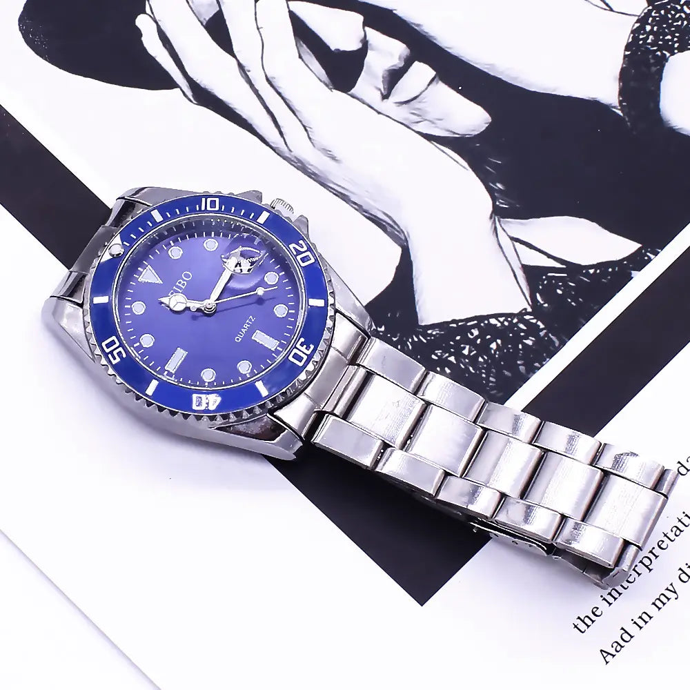 Meibo Luxury Quartz Steel Timepiece – Signature Presence & Confidence