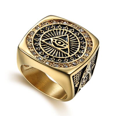 Men's Premium Stainless Steel Gothic & Symbolic Signet Rings