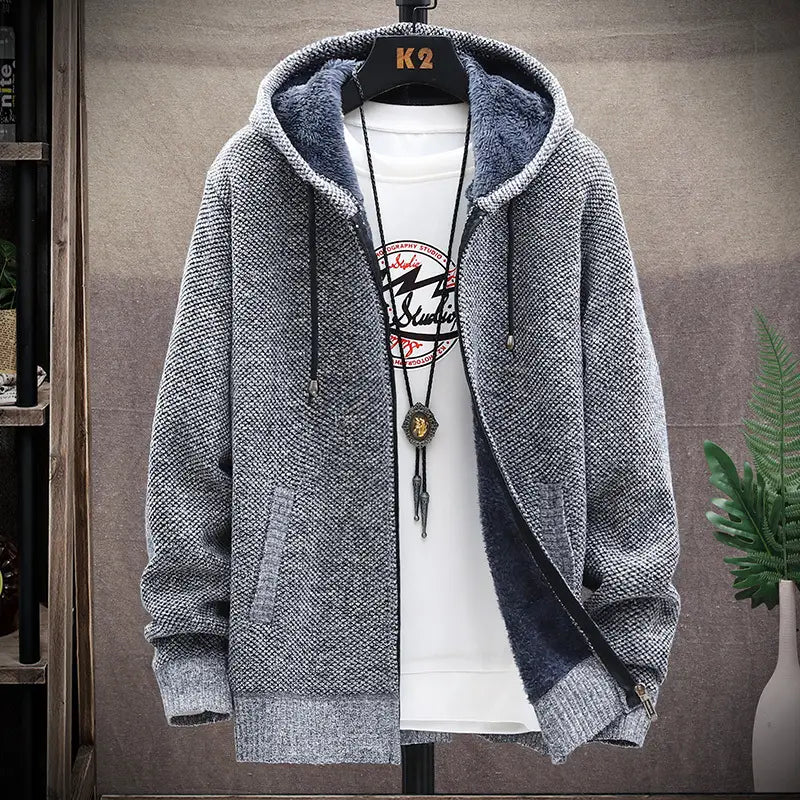 Premium Fleece-Lined Zip-Up Hoodie – Ultimate Winter and Summer Comfort