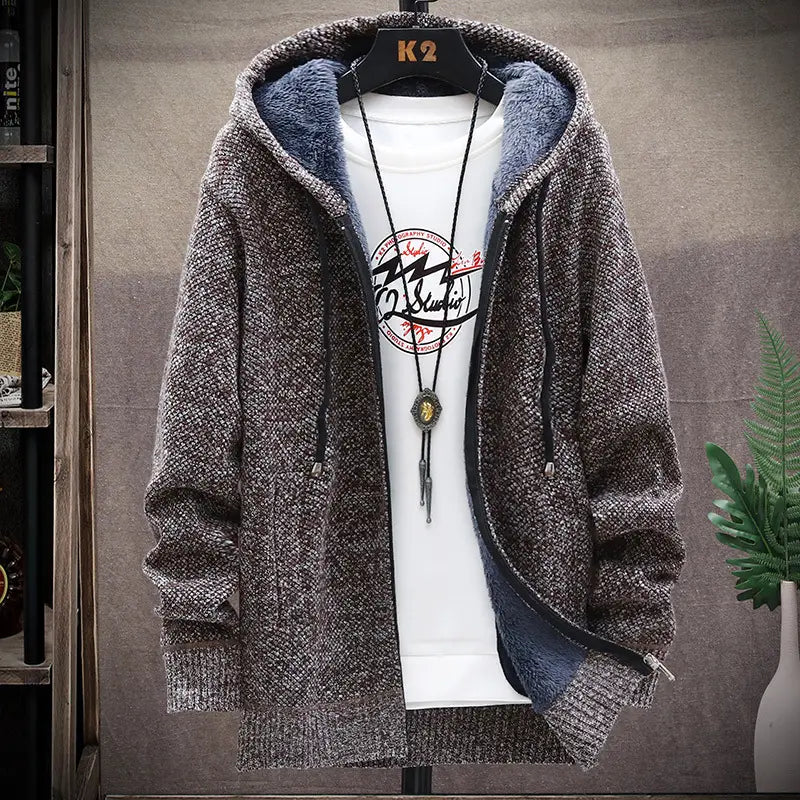 Premium Fleece-Lined Zip-Up Hoodie – Ultimate Winter and Summer Comfort